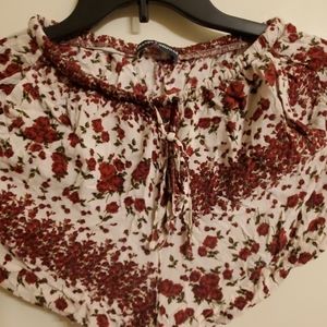 Brandy and melville floral shorts